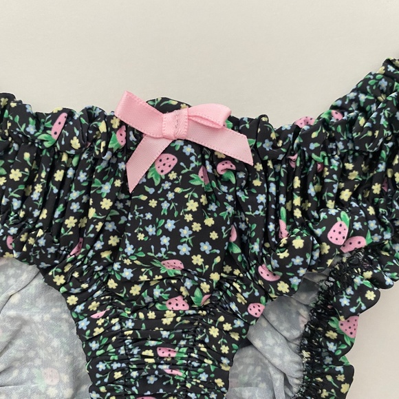 For Love and Lemons 🍋 Farrah Bustier & High Waist Thong Set - Picture 4 of 6